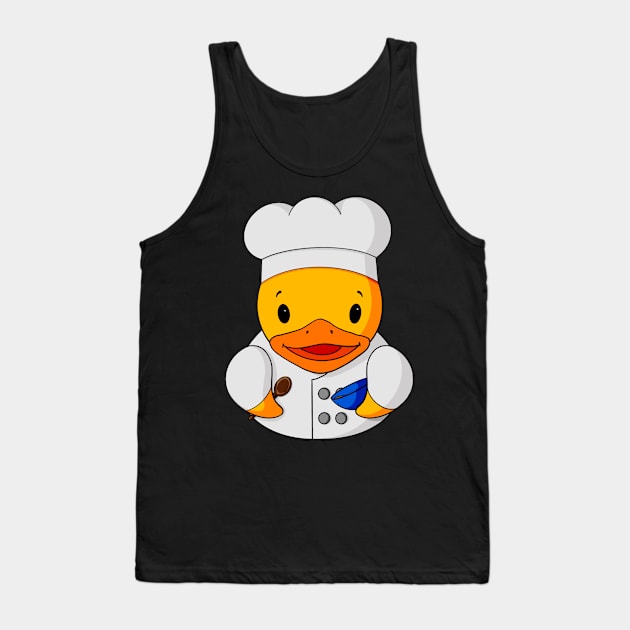 Chef Rubber Duck Tank Top by Alisha Ober Designs